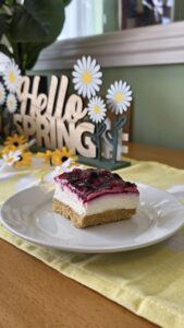 Berry Cheesecake at 1 Oak Community Meals CIC
