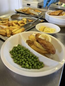 Fish and Chips at 1 Oak Community Meals CIC