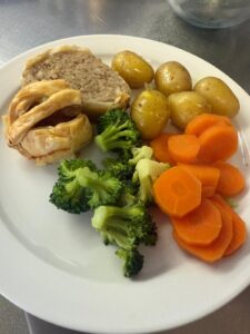 Sausage Plait meal available from 1 Oak Community Meals CIC