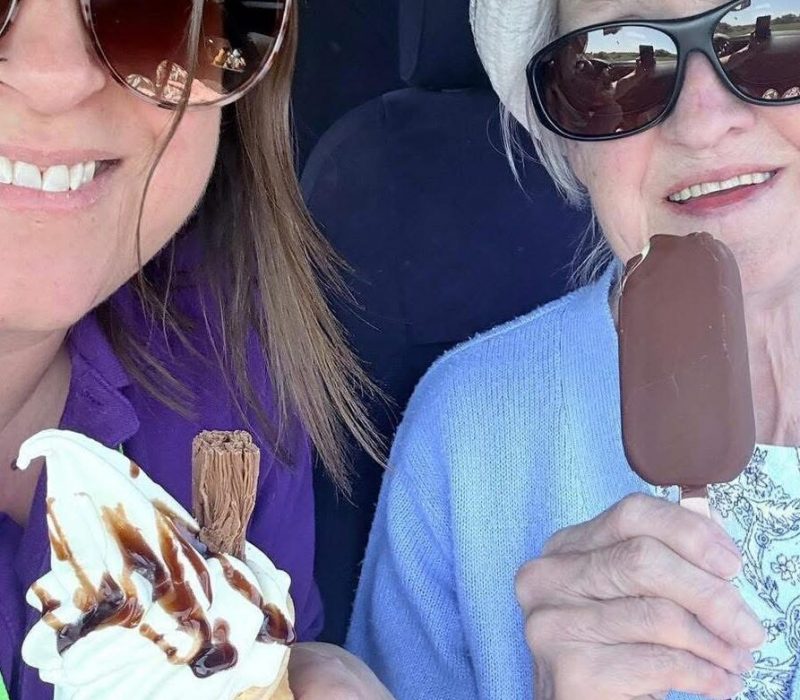 Out for an ice-cream with 1 Oak carer in Sudbury