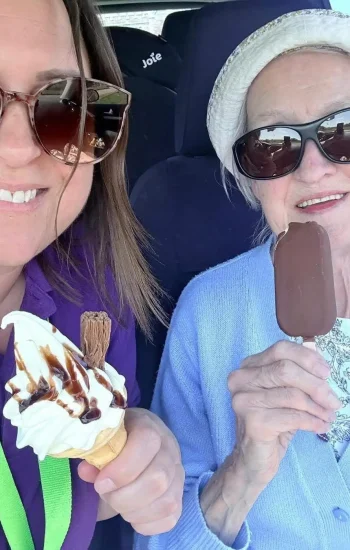 Out for an ice-cream with 1 Oak carer in Sudbury